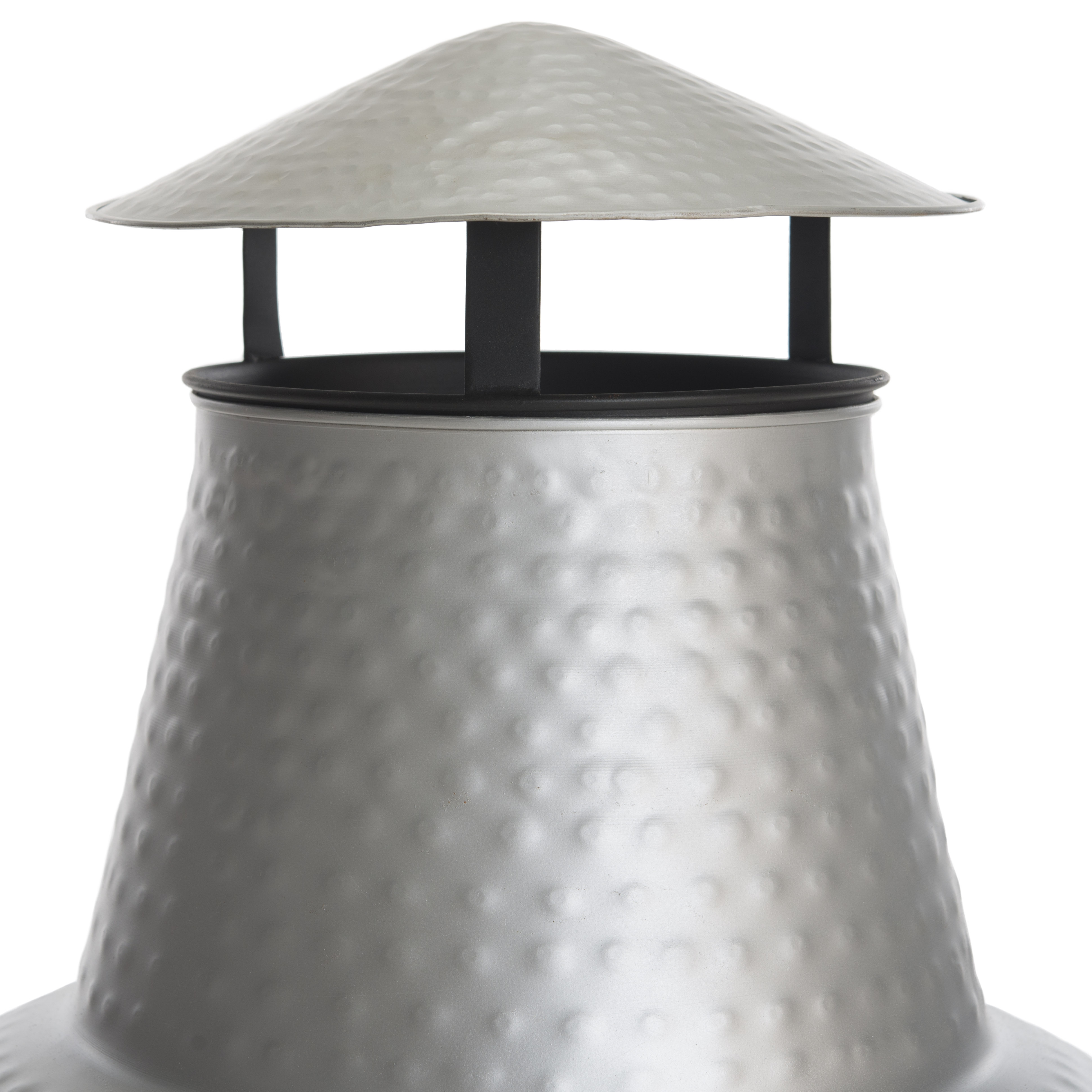 Cartagena Chiminea - Silver/Black - Safavieh - Image 4
