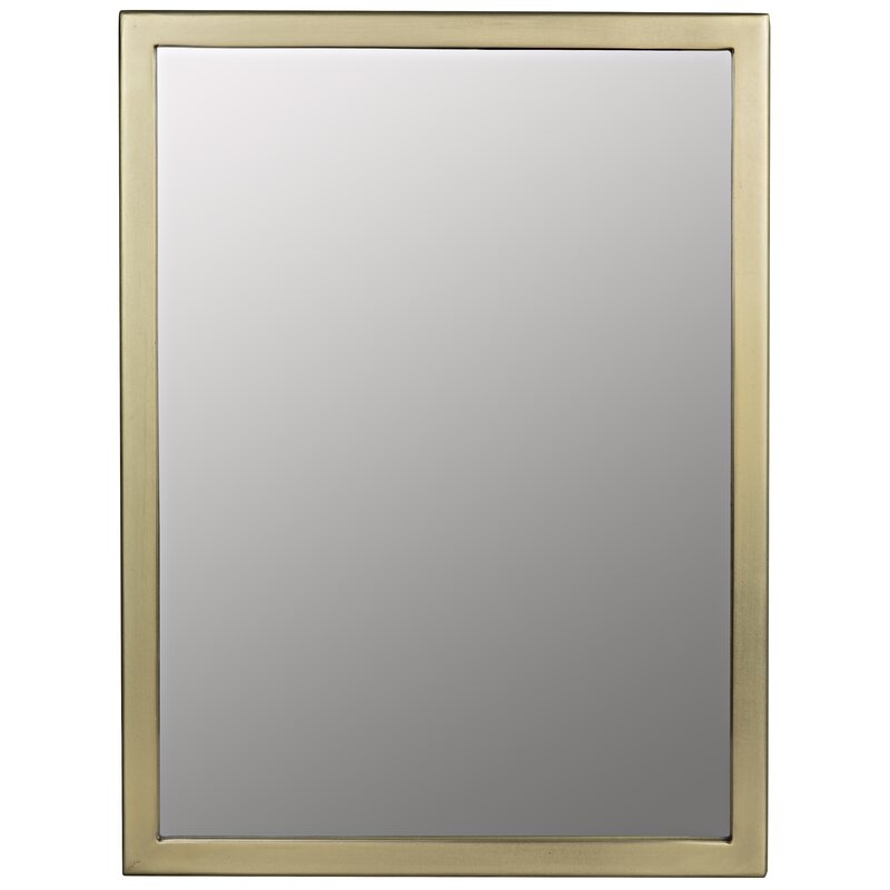 Noir Logan Modern Accent Mirror Size: 20" x 15" - Image 0