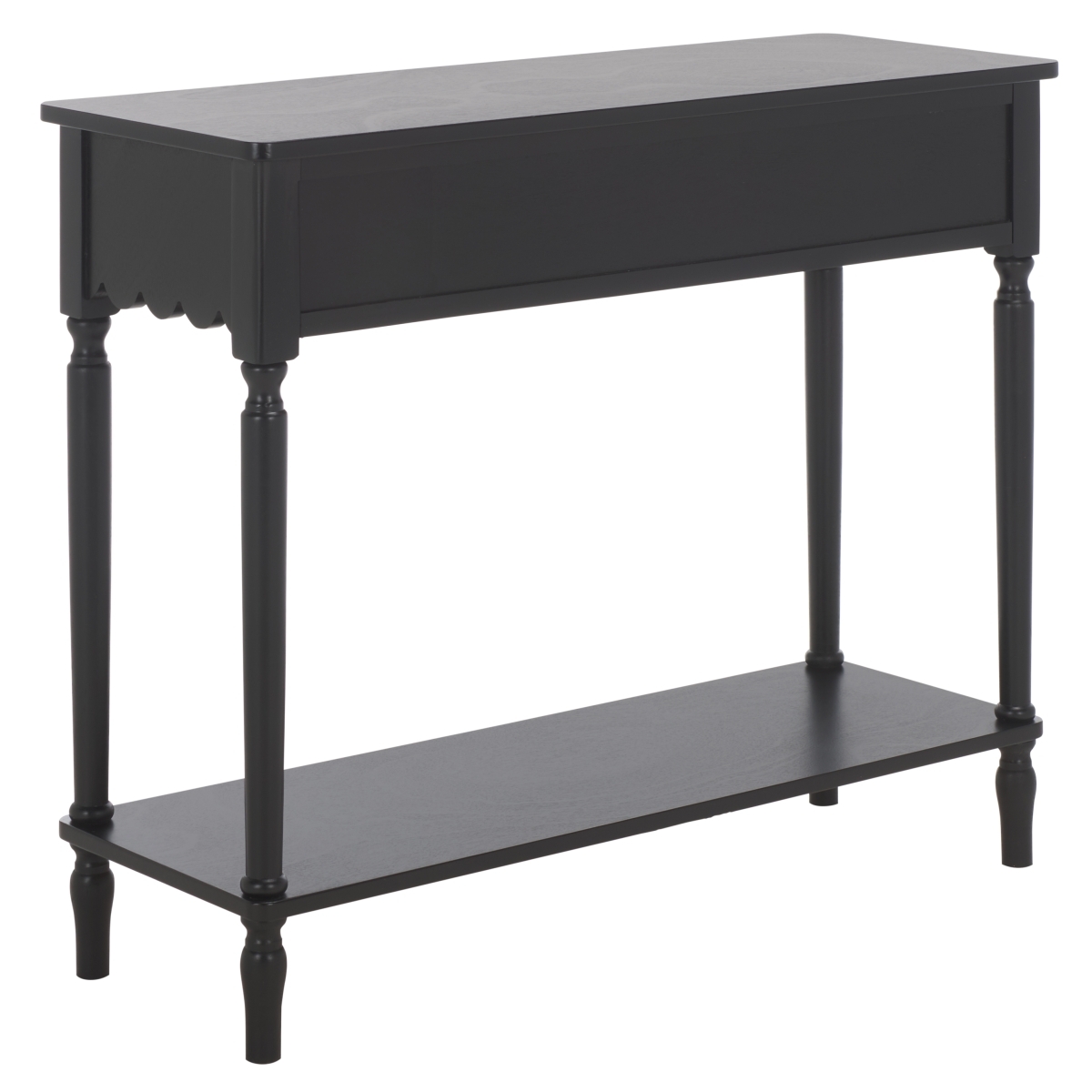 Haven 2 Drawer Small Console - Matte Black - Image 8