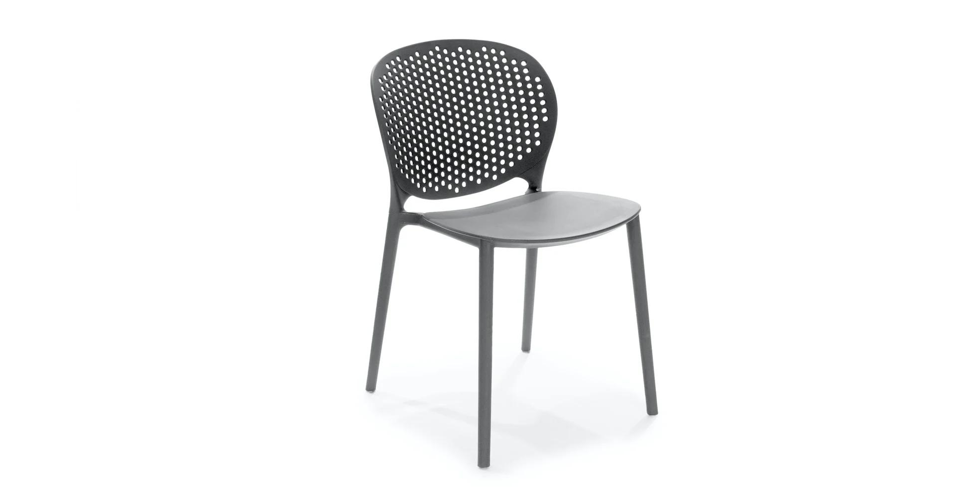 Dot Surf Blue Stackable Dining Chair - Image 2