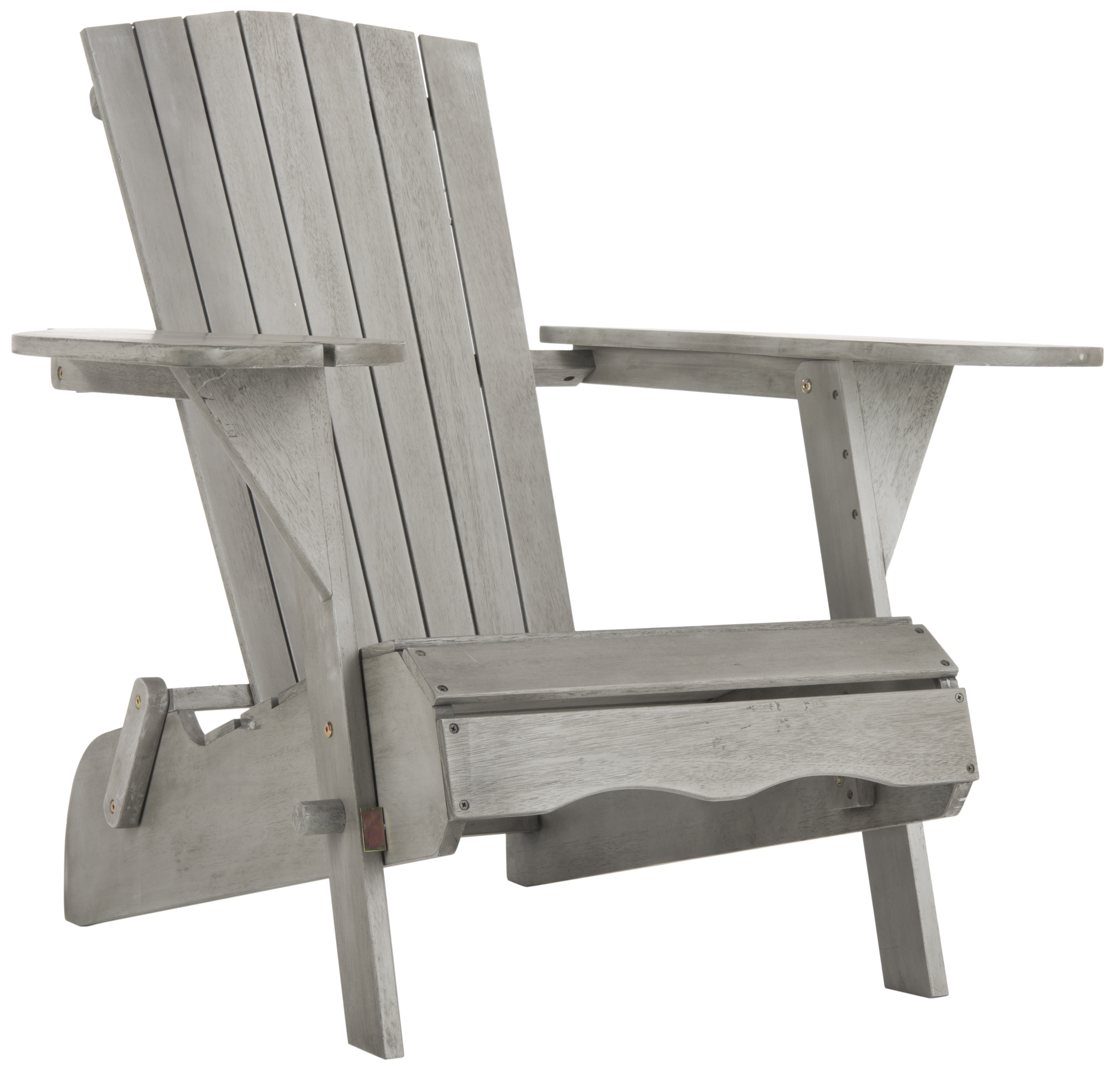 Breetel Set Of 2 Adirondack Chairs - Grey Wash - Safavieh - Image 2