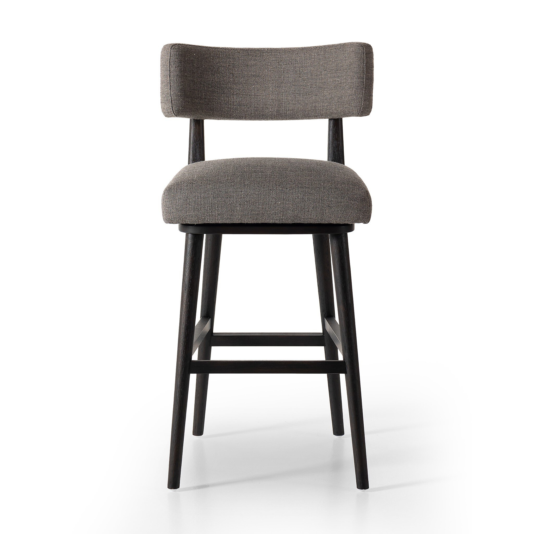 Cardell Swivel Bar + Counter Stool - Alcala Nickel - Image 0