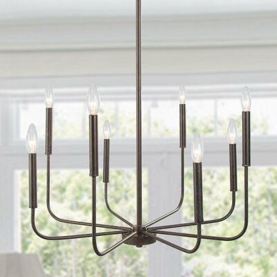 Lafferty 8 - Light Candle Style Classic / Traditional Chandelier - Image 0