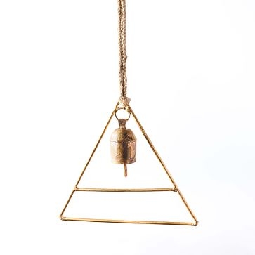 Air Element Bell Chime, Elephant, Brass - Image 1