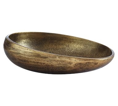 Austin Tumbled Metal Serving Bowl - Large - Image 4