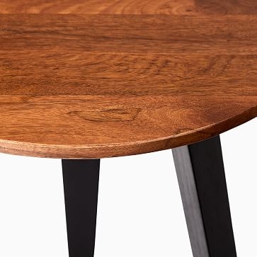 Suite Black & Cool Walnut Round Side Table - Image 4