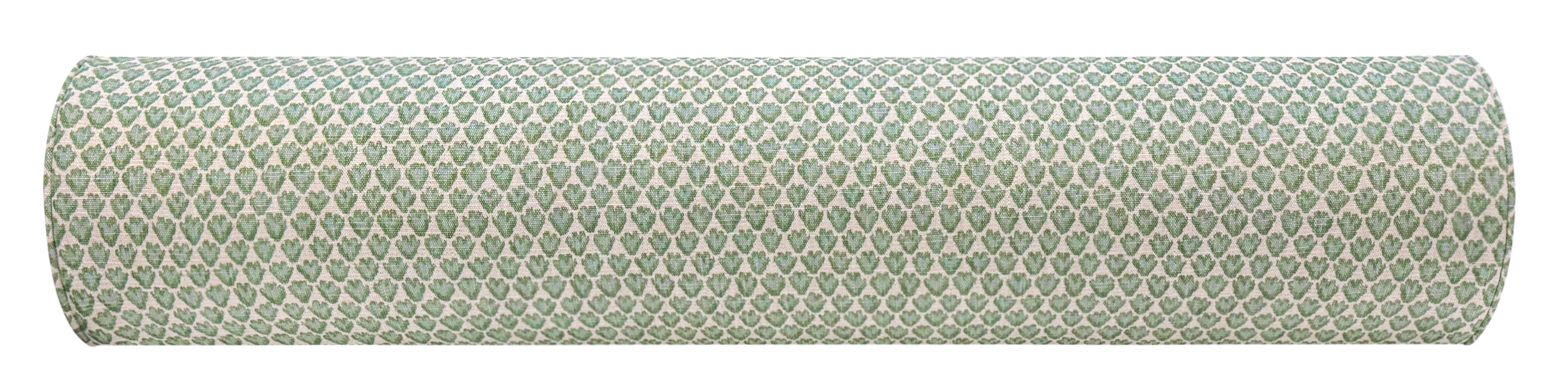 THE BOLSTER :: SISSY PRINT // SPA BLUE + TAPE TRIM - Sample 4" X 4" / Tape Trim / Mineral - Image 2