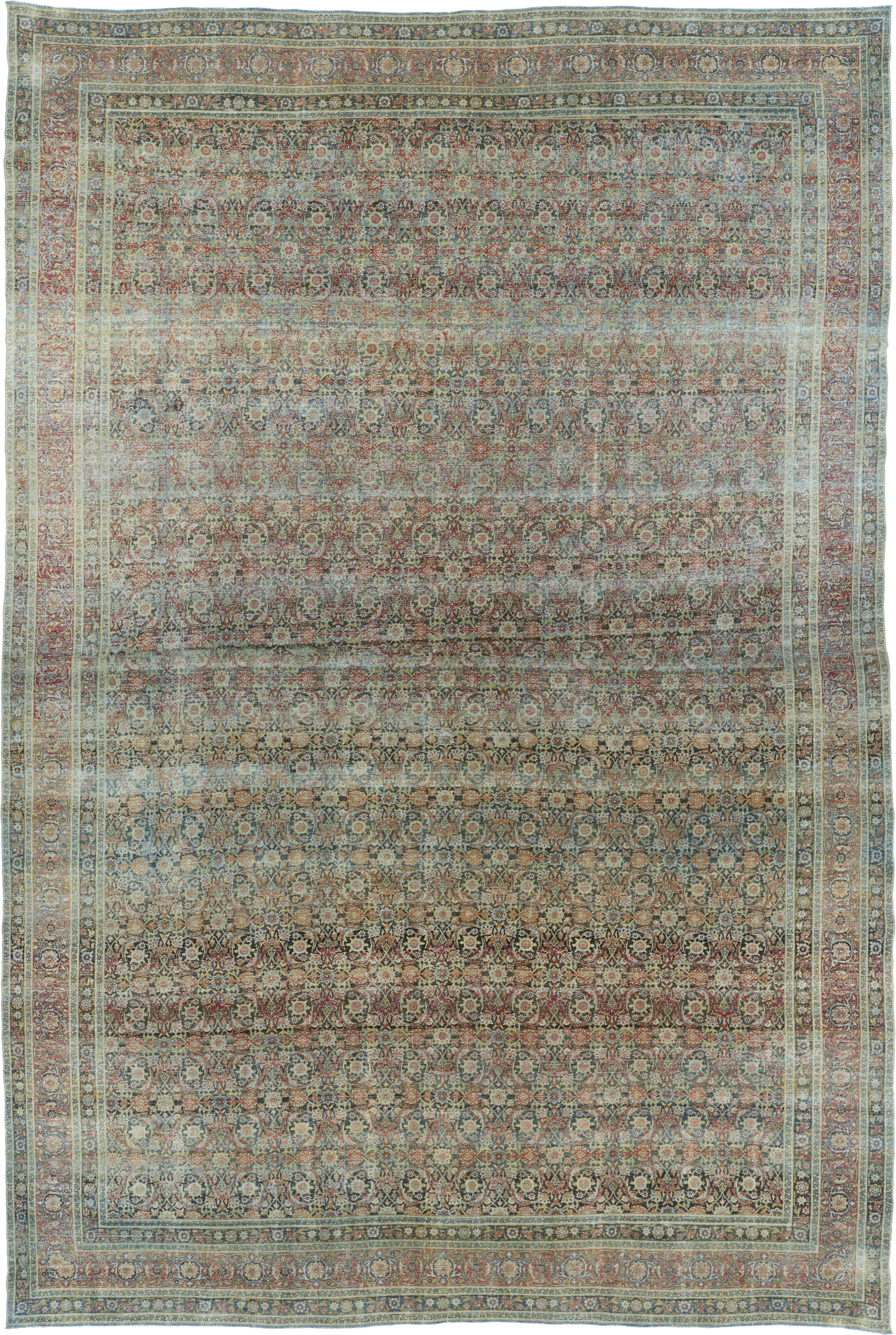Antique One of a Kind  Indoor 11'6" x 17'4" Handmade Rug - Image 0