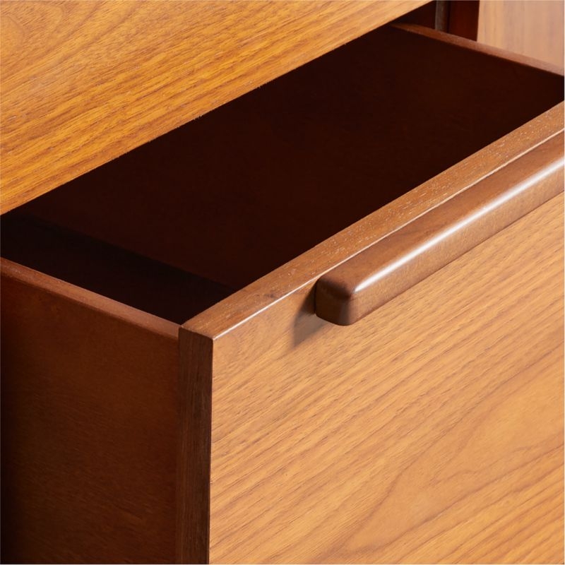 Tate 60" Black Granite Top Double Sink Vanity with Walnut Wood Doors - Image 10