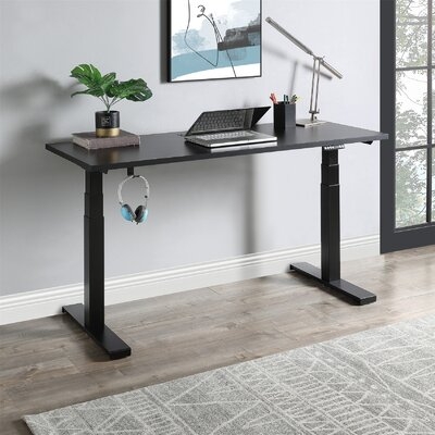 Modern And Simple Large Home Office Height Adjustable Electric Standing Desk, Modern Design Office Computer Table - Image 0