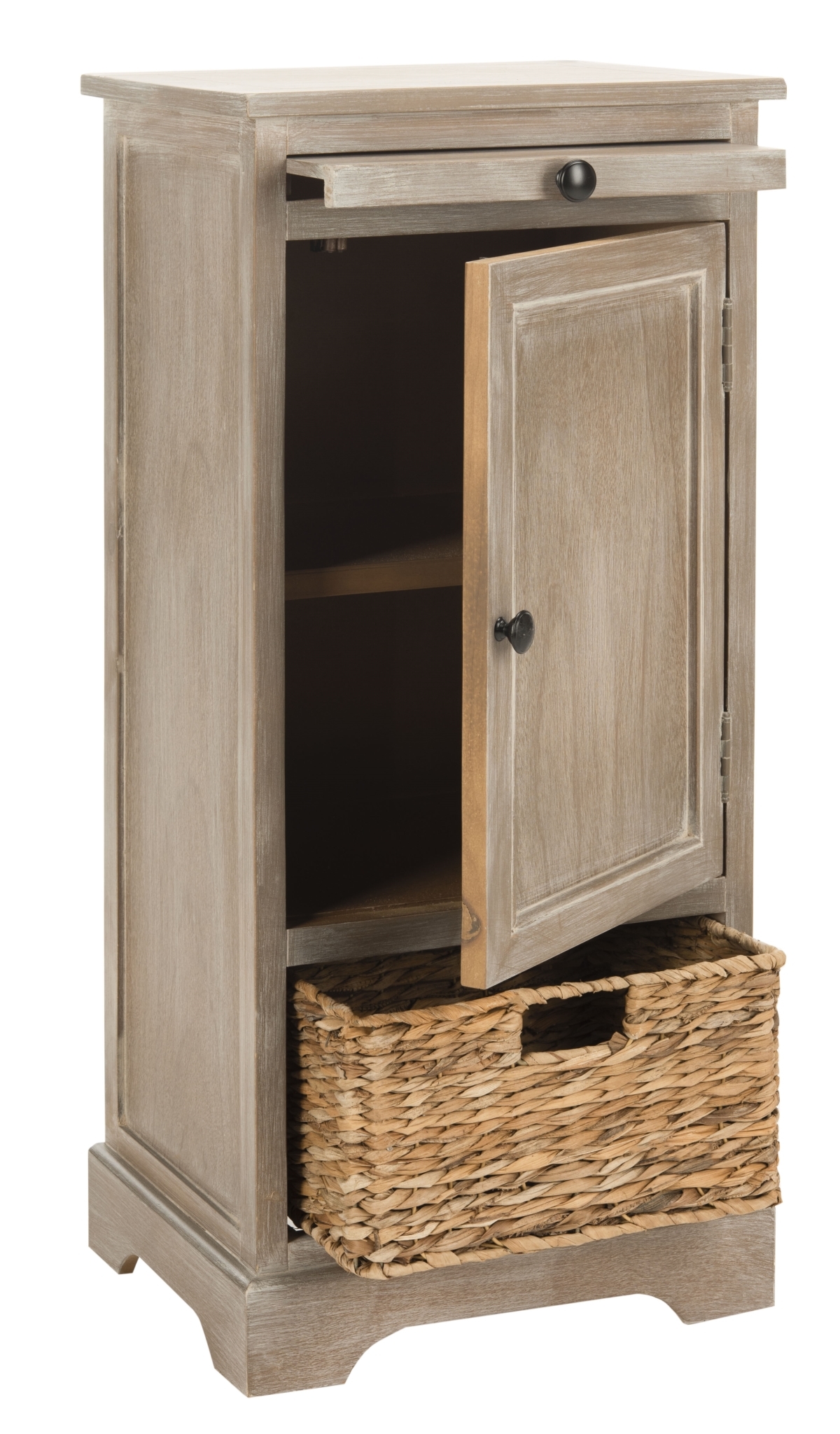 Raven Storage Unit - White Washed - Safavieh - Image 5