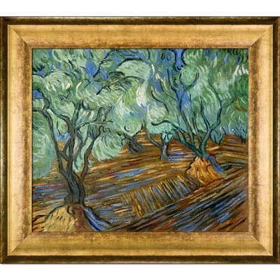 Olive Tree by Vincent Van Gogh Framed Painting - Image 0