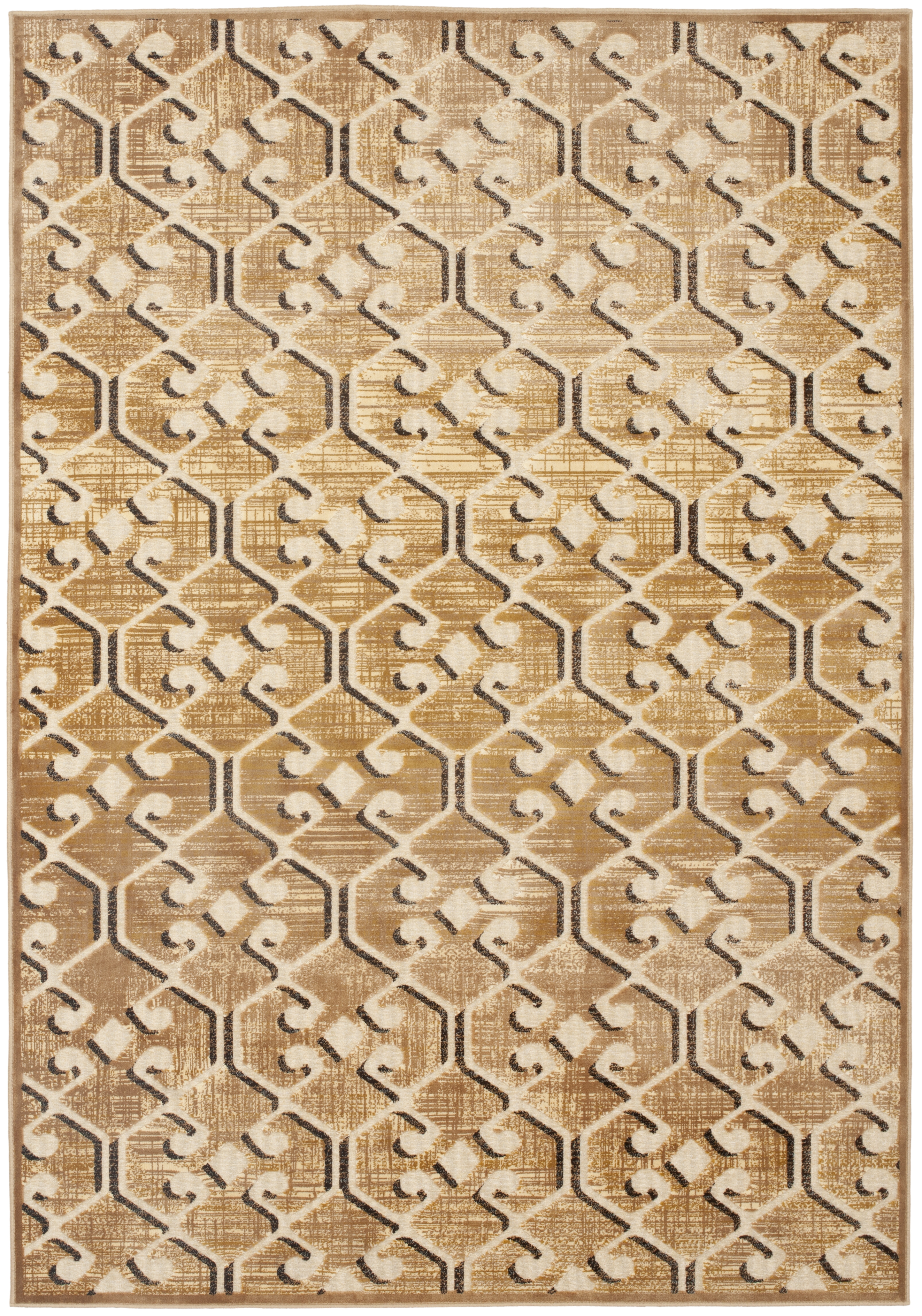 Arlo Home Woven Area Rug, PAR164-604, Taupe/Multi,  8' X 11' 2" - Image 0