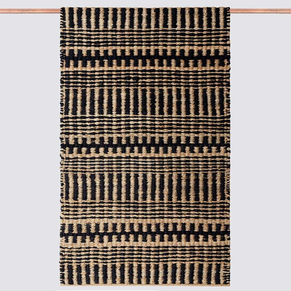The Citizenry Shayak Handwoven Jute Accent Rug | 2' x 3' | Black - Image 0