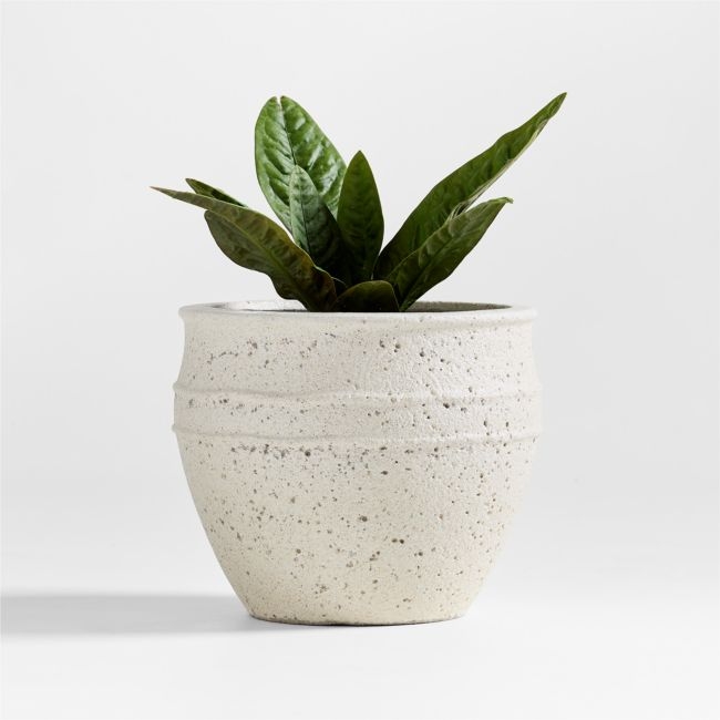 Malta Ivory Indoor/Outdoor Planter 16"x13" - Image 0