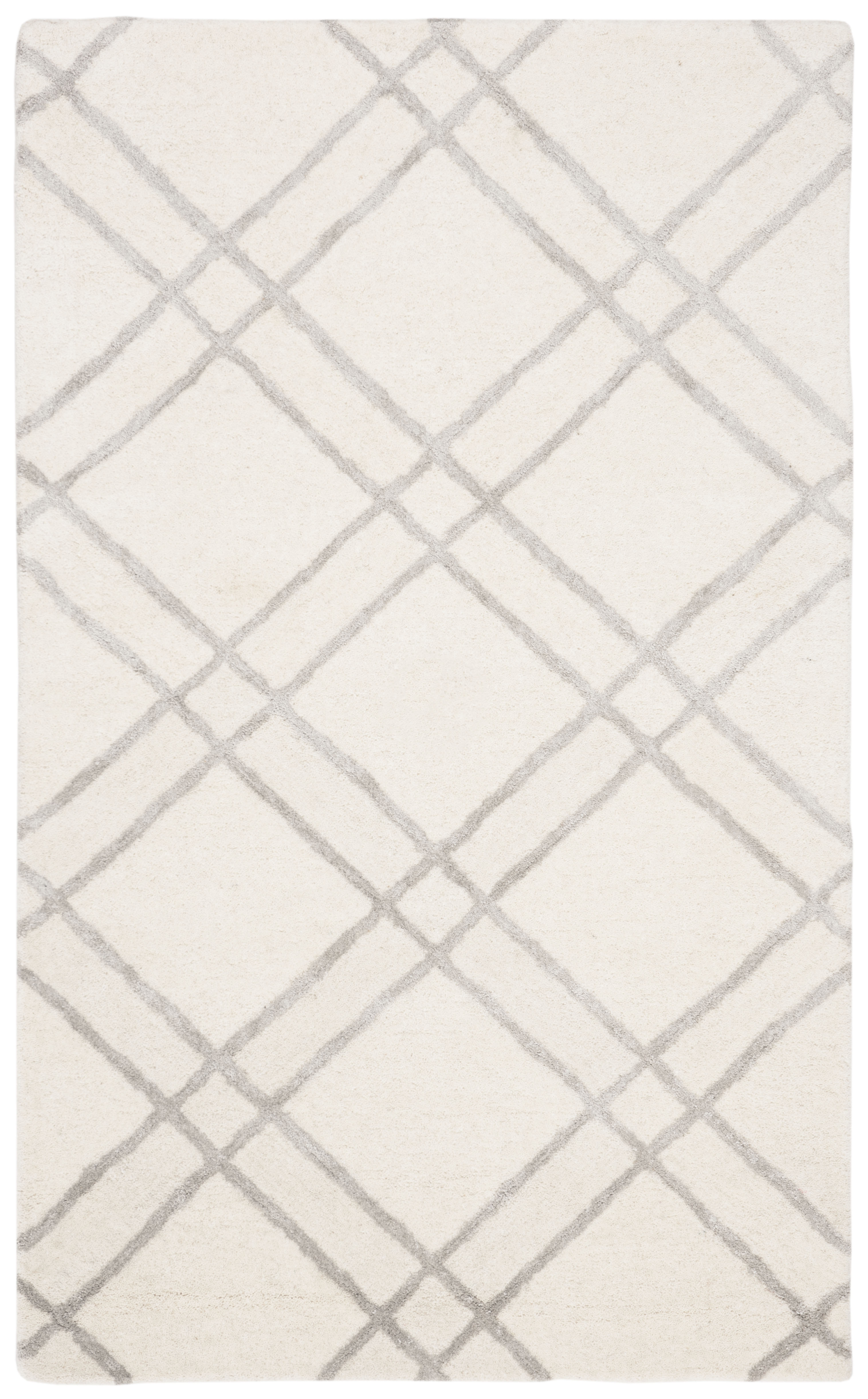 Arlo Home Hand Tufted Area Rug, HIM901A, Ivory/Silver,  3' X 5' - Image 0