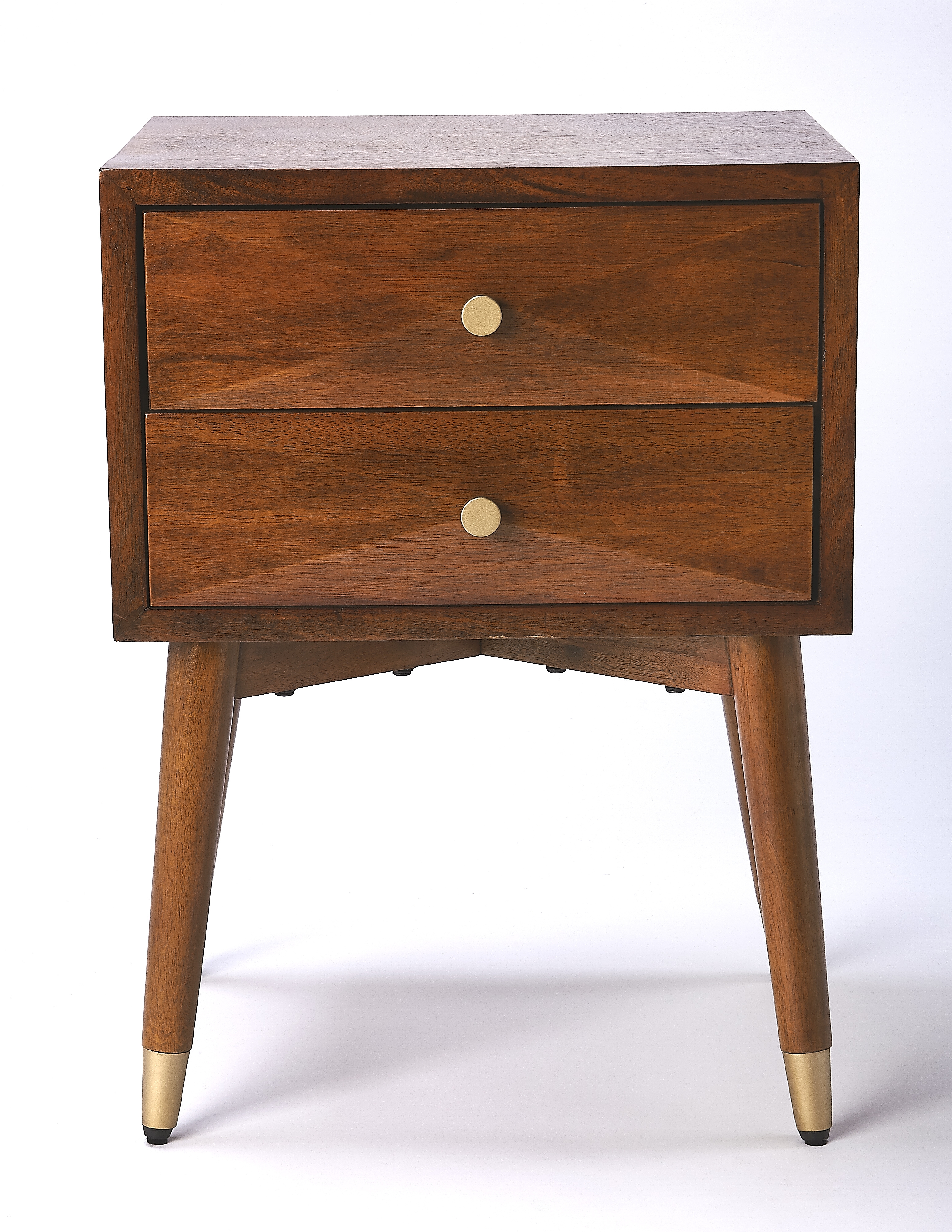 Zelda Olive Ash Nightstand - Image 1