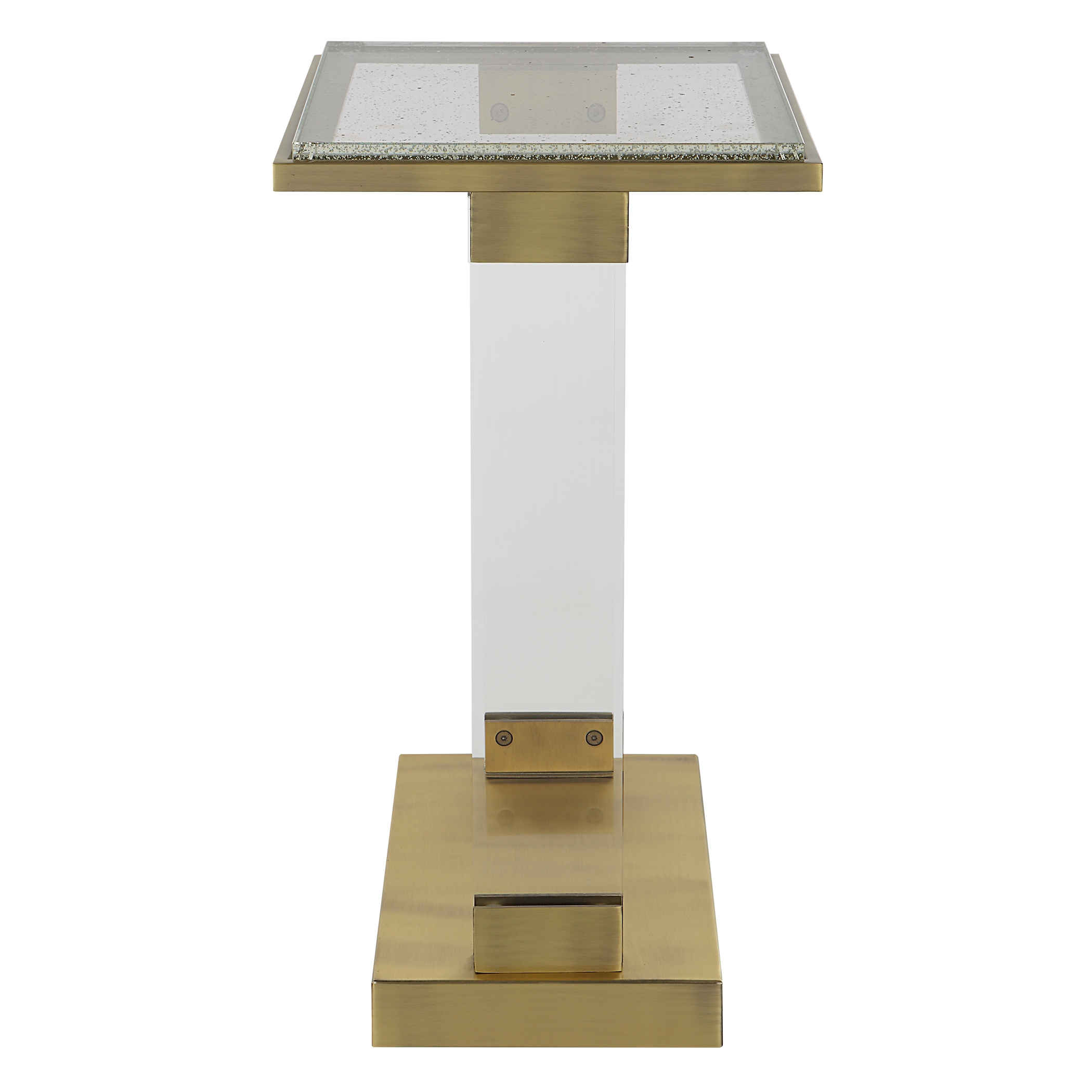 Muse Seeded Glass Accent Table - Image 4