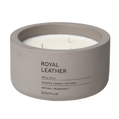 Royal Leather Scented Jar Candle - Image 0