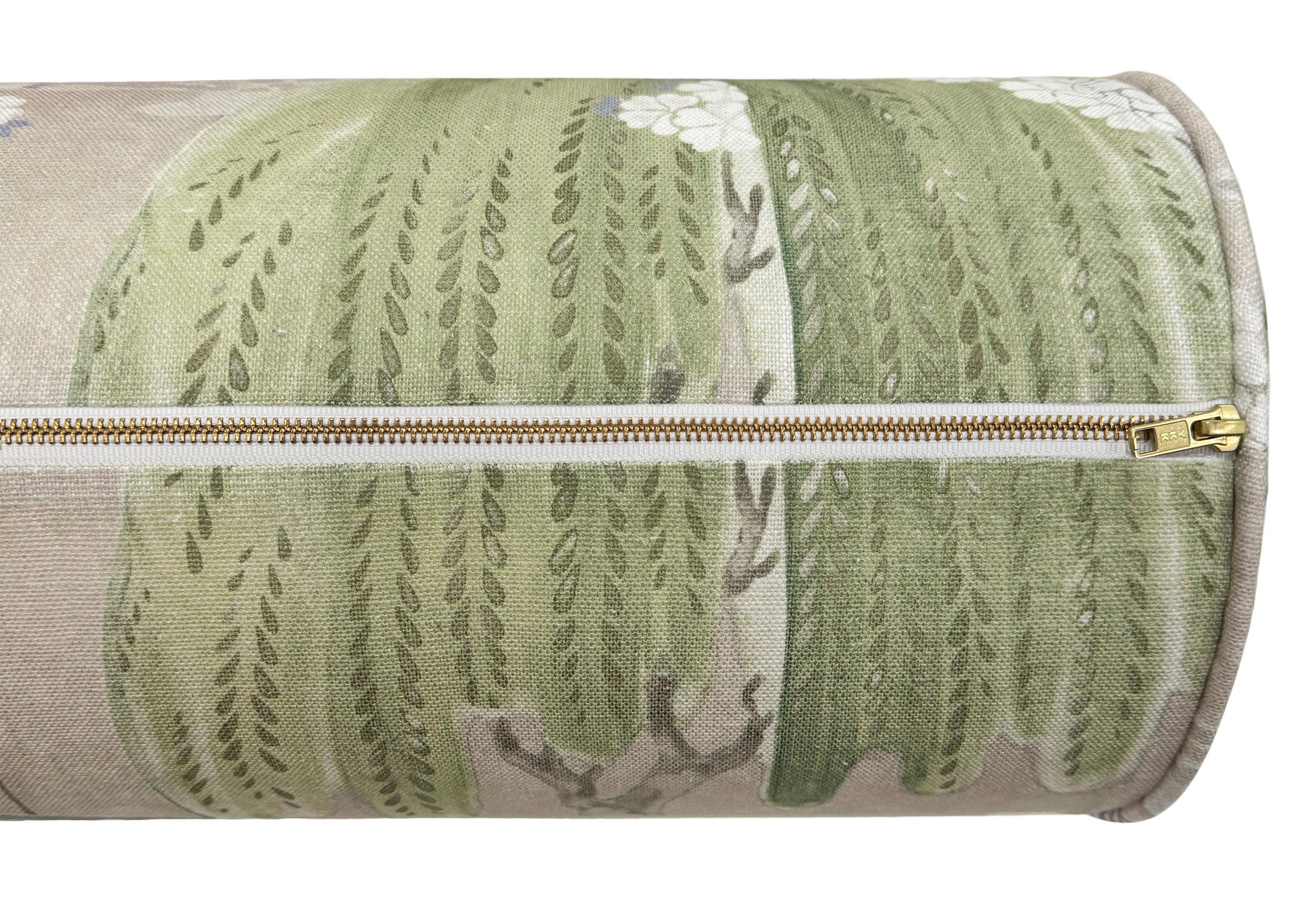 THE BOLSTER :: WILLOW TREE // BEIGE | THIBAUT - TWIN // 9" X 24" - Image 3