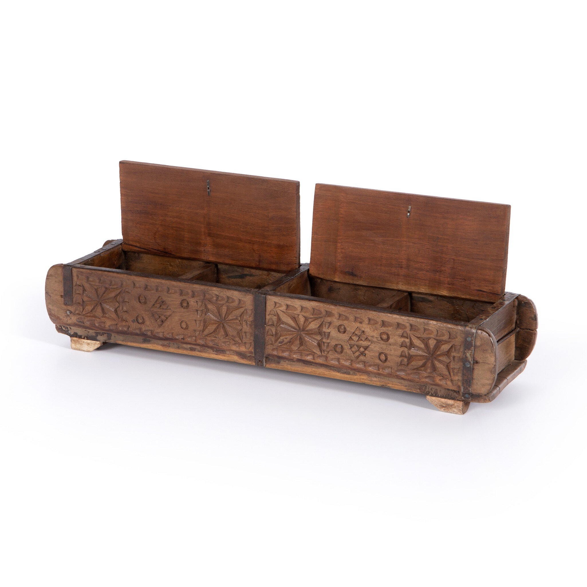 Found Carved Box - Reclaimed Natural - Image 4