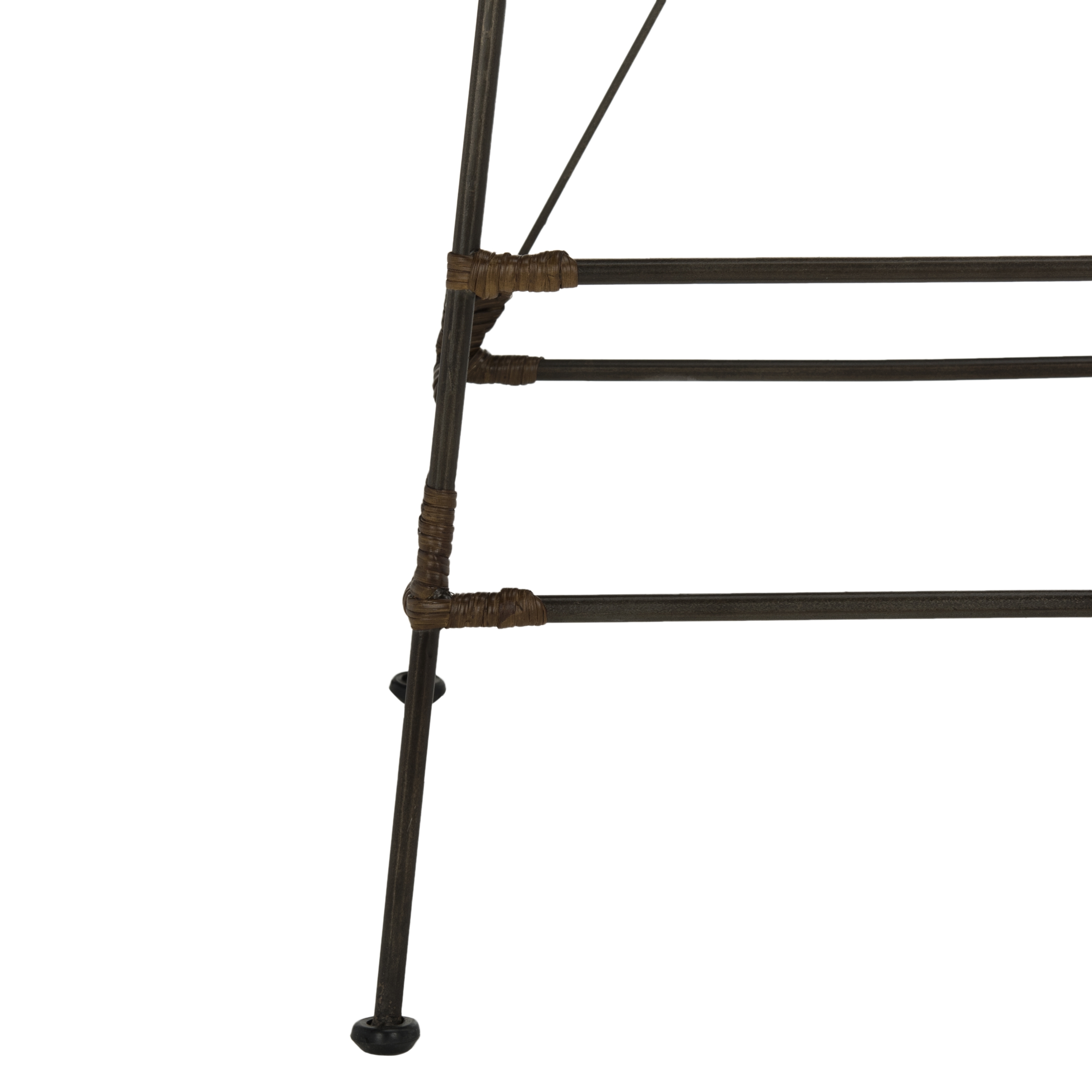 Minerva Wicker Bar Stool - Croco Brown - Safavieh - Image 8