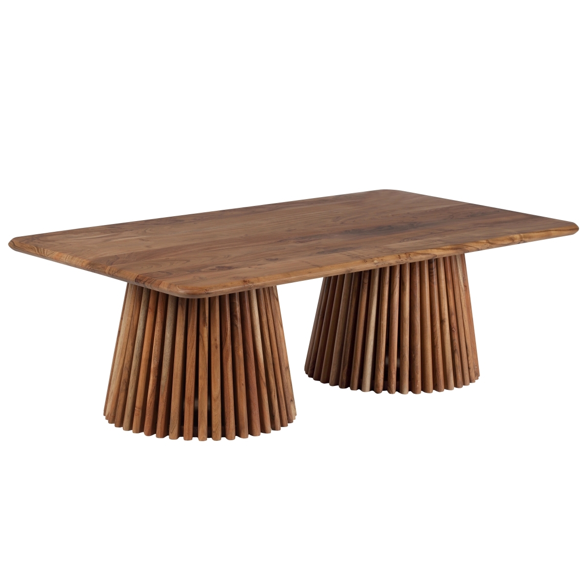 Penelope Wood Coffee Table - Natural - Image 4