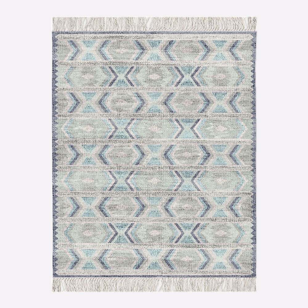 Campo Rug, 8x10, Blue Teal - Image 0