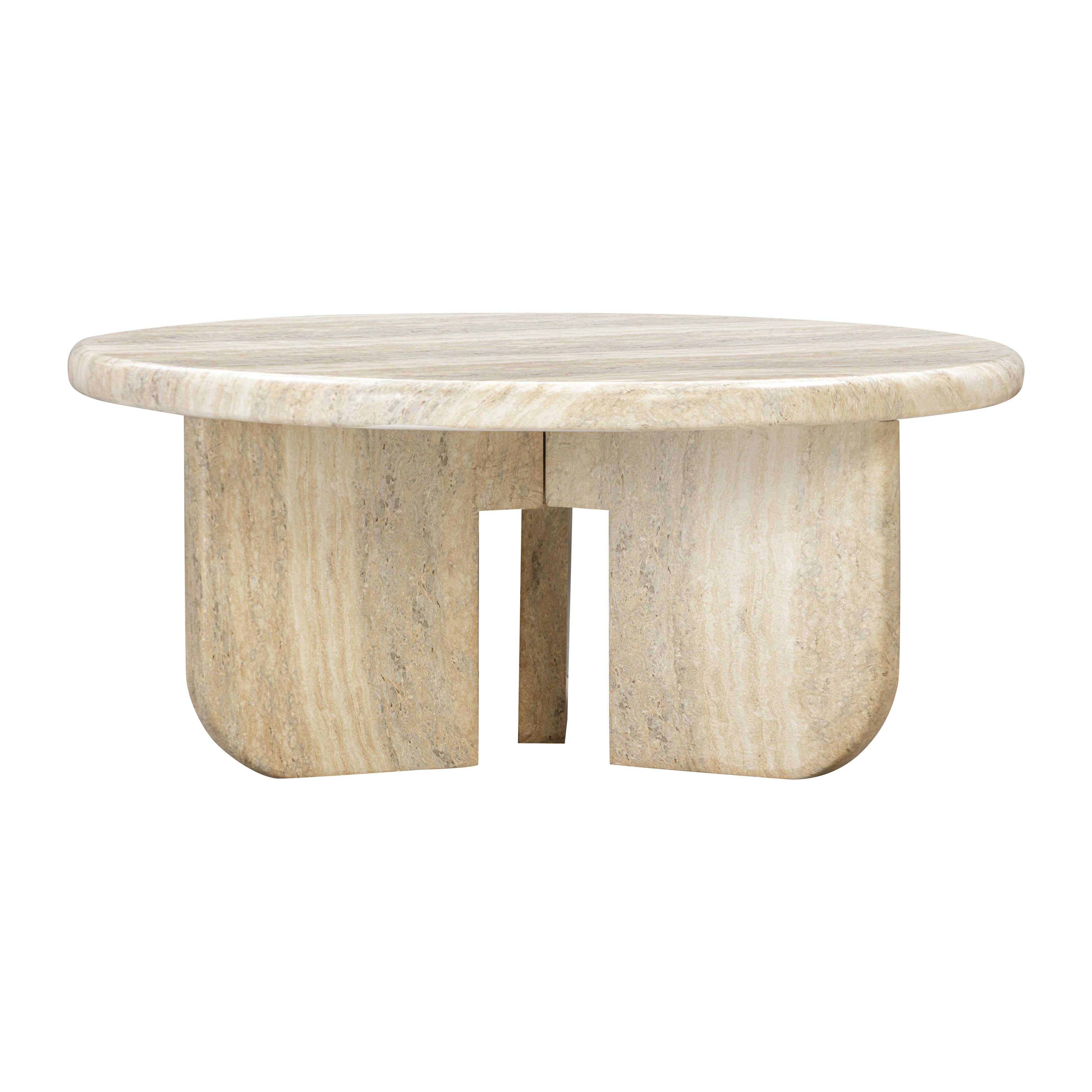 Patrizia Concrete Round Coffee Table - Image 2