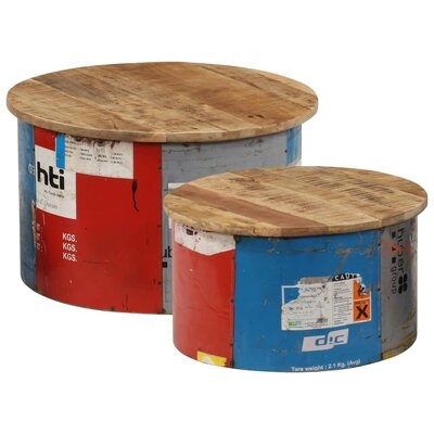 Monty Drum 2 Bunching Tables - Image 0