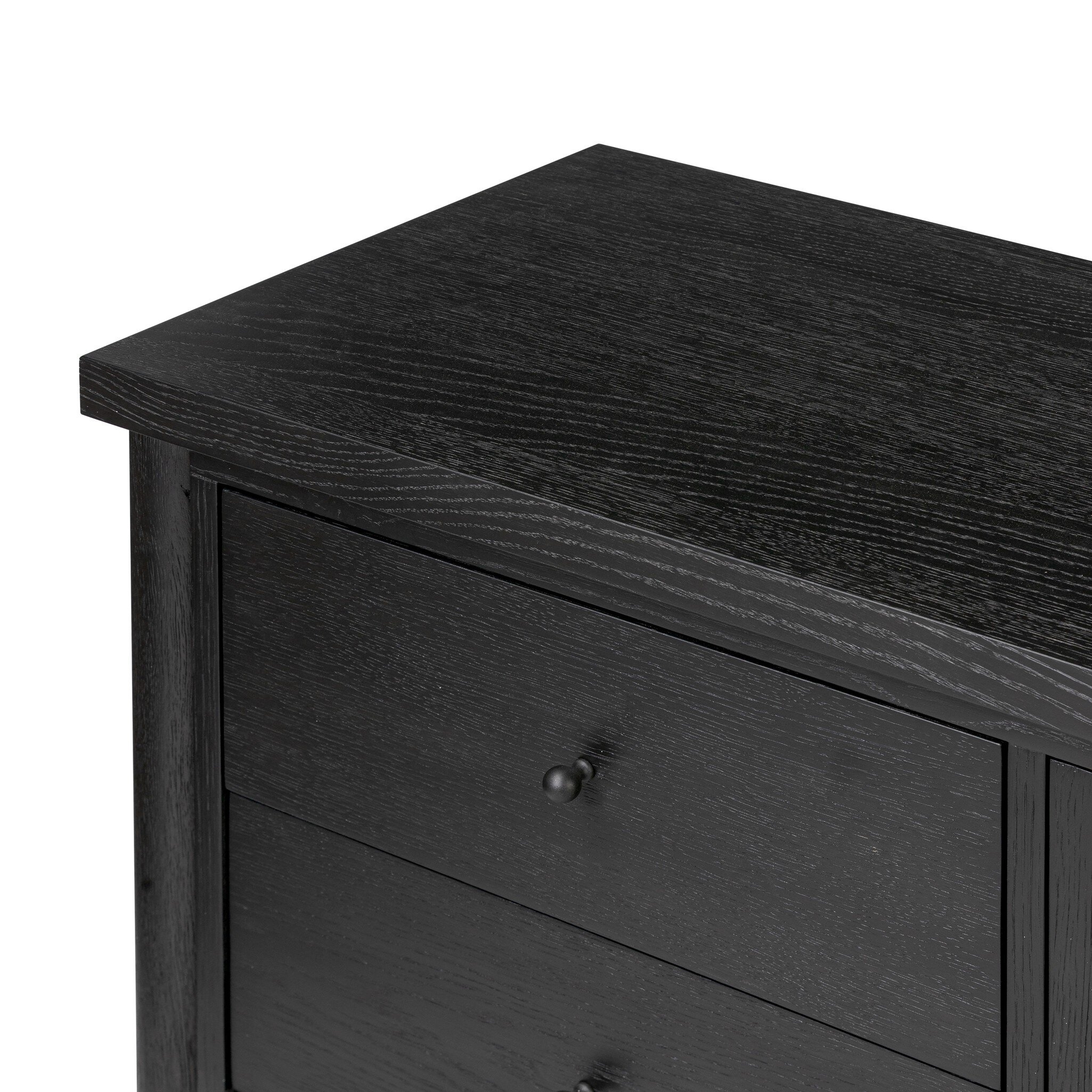 Roark Media Console - Ebony Oak Veneer - Image 9