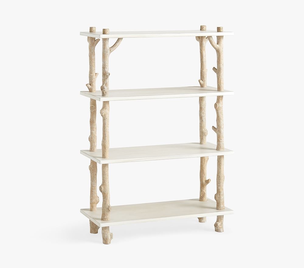 Birch Bookcase, Birch/Simply White, In-Home Delivery &amp; Assembly - Image 0