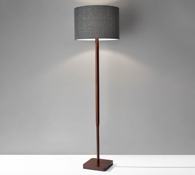 Morton Floor Lamp, Walnut - Image 2