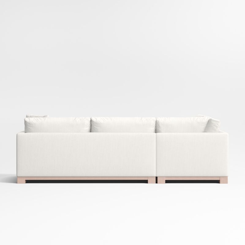 Gather Wood Base 3-Piece Corner Sectional Sofa - Image 3