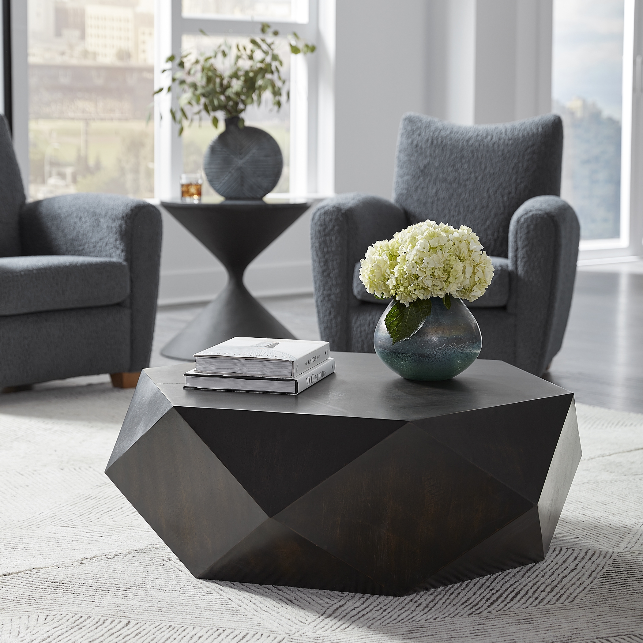 Volker Small Black Coffee Table - Image 1