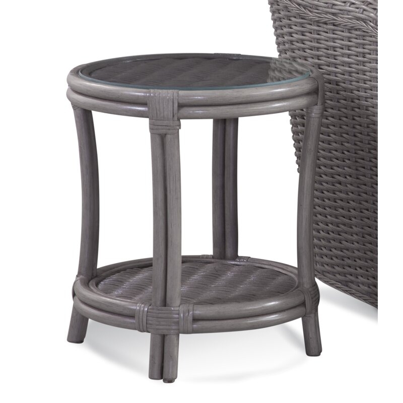 Braxton Culler Camarone End Table Color: Linen - Image 0
