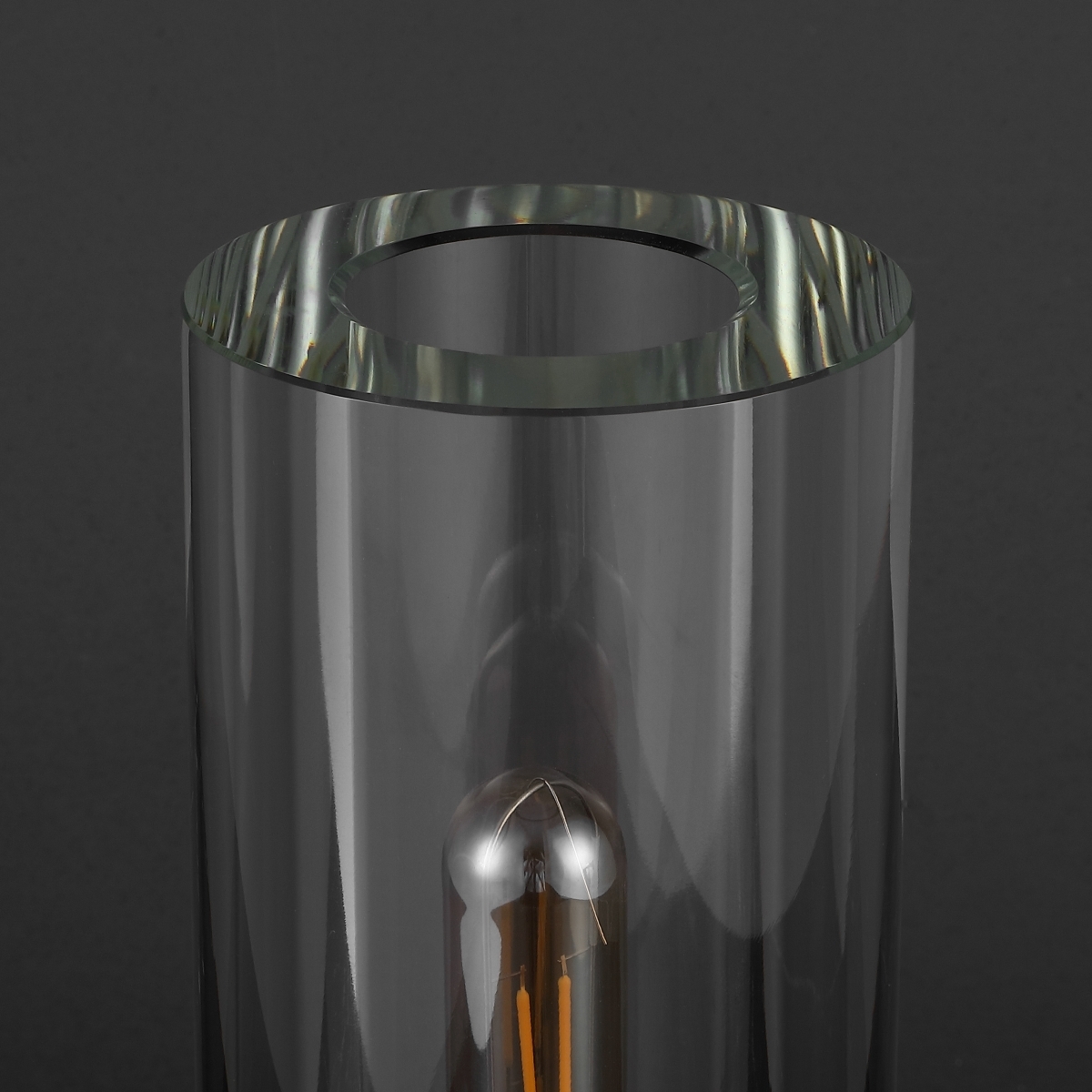 Safavieh Couture Dellanora Tube Table Lamp - Silver/Clear - Image 5