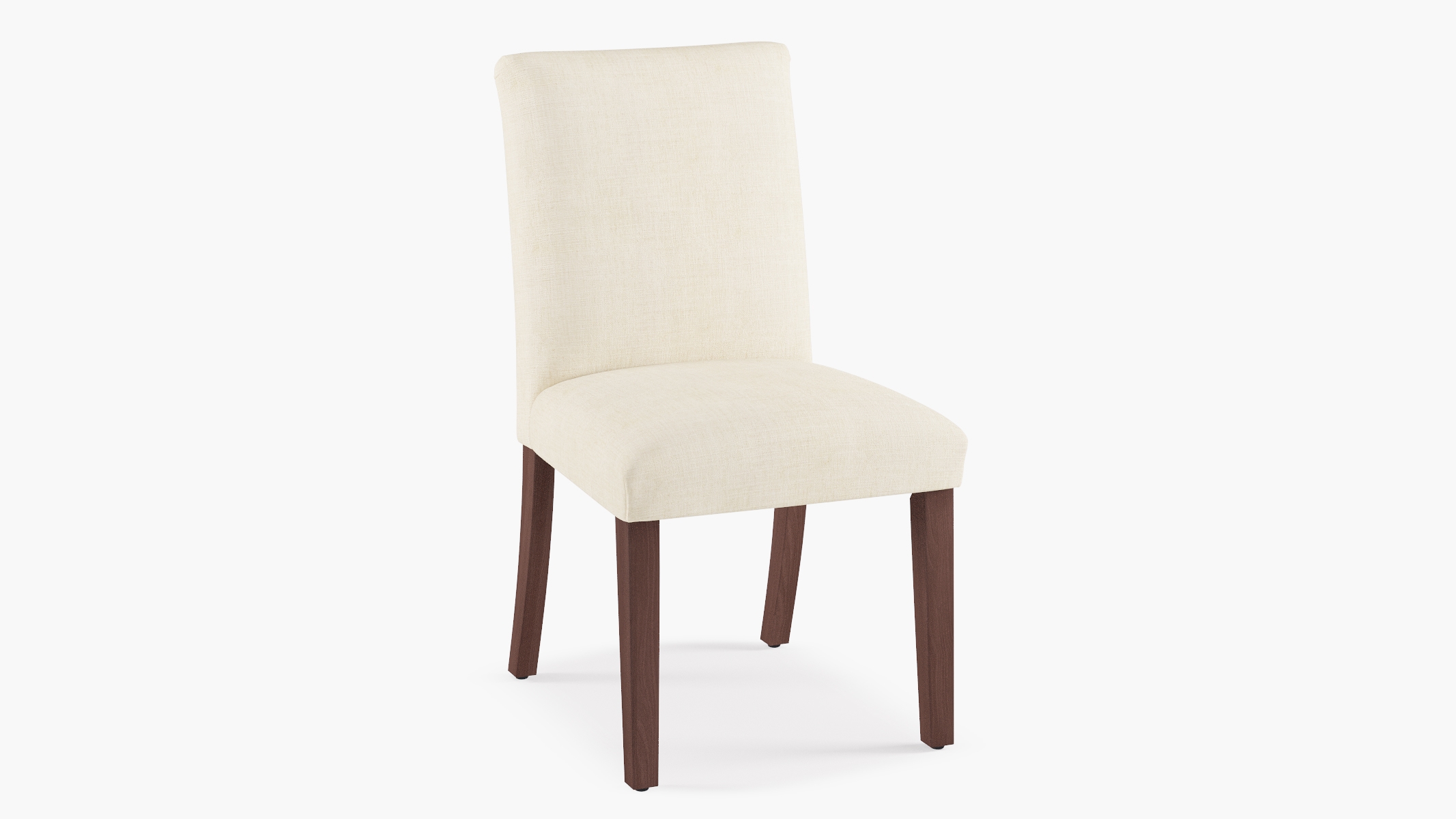 Classic Dining Chair, Talc Everyday Linen, Espresso - Image 0