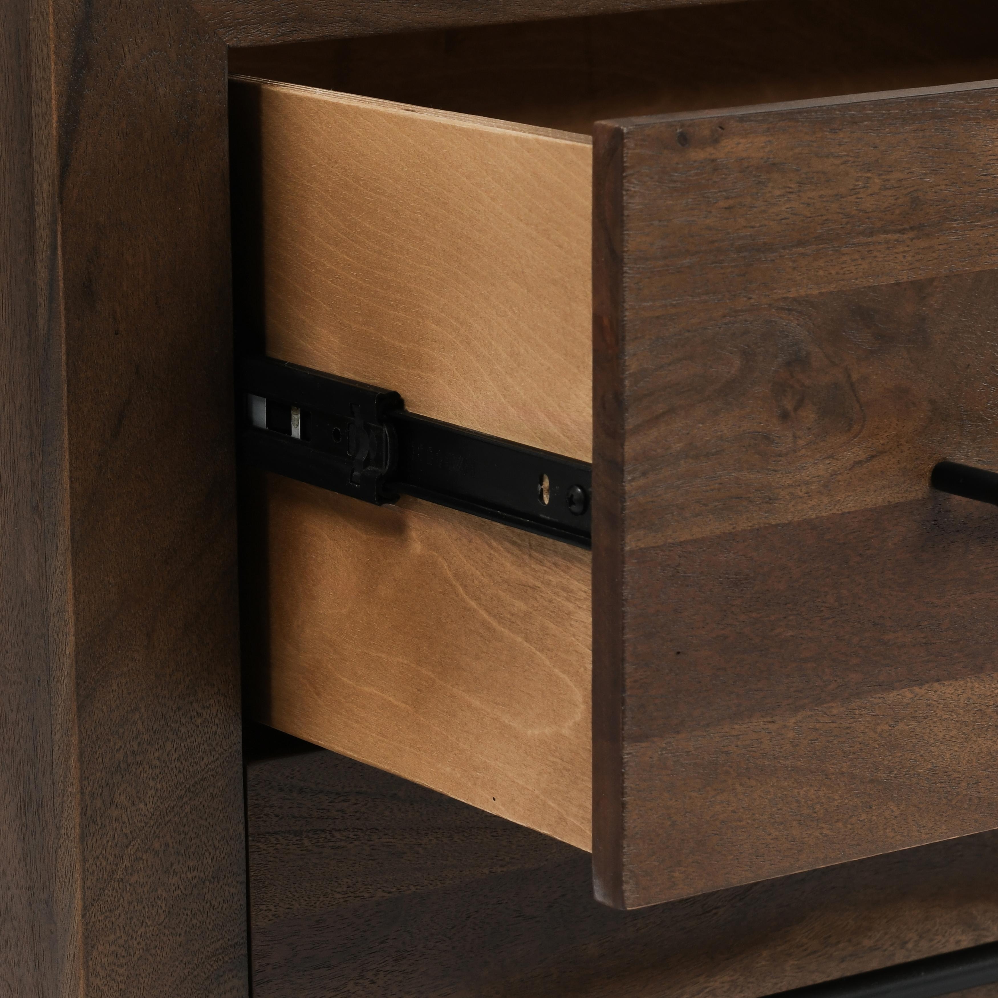 Jaxon Wood 2Dwr Nightstand Cocoa Brown - Image 7