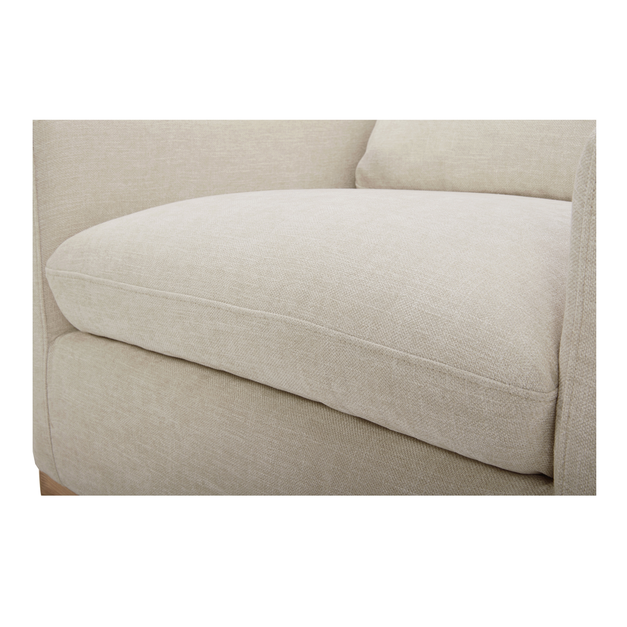 Linden Swivel Chair Soft Beige - Image 6