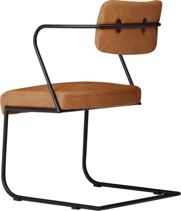 Gaff Metal Frame Chair Brown - Image 7