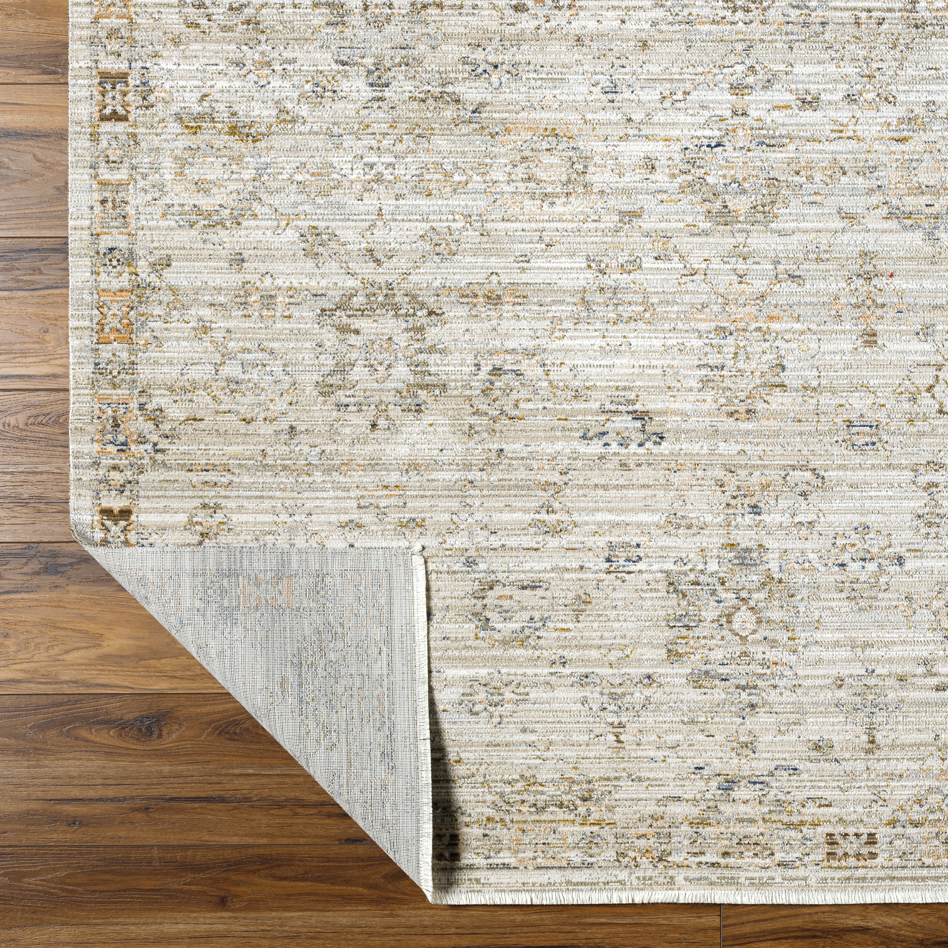 Ren Beige Outdoor 5'3" x 7'10" Machine Woven Rug - Image 4