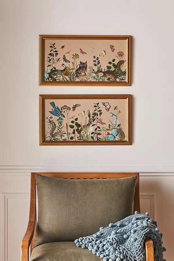 Hidden in the Garden Diptych Wall Art - Image 0