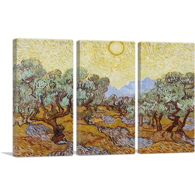 ARTCANVAS Olive Trees 1889 Canvas Art Print By Vincent Van Gogh_Rectangle - Image 0
