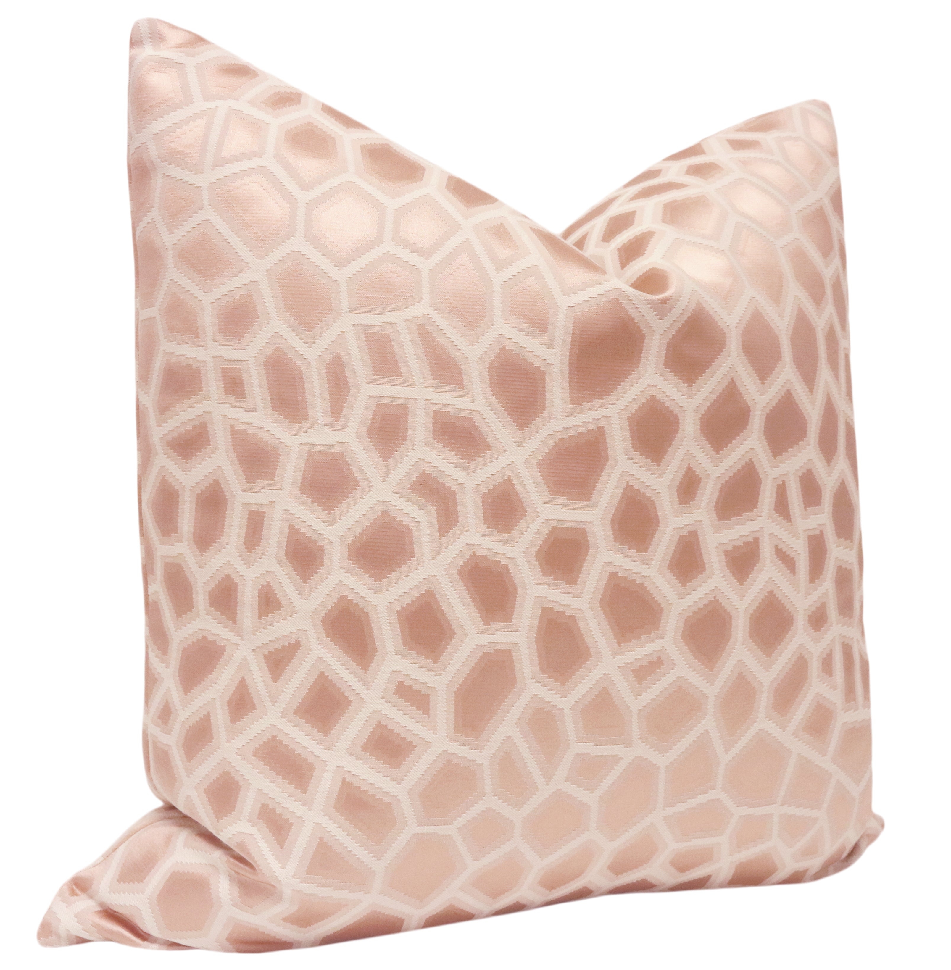 FAUX SILK SAFARI // BLUSH - BY THE YARD - Image 1