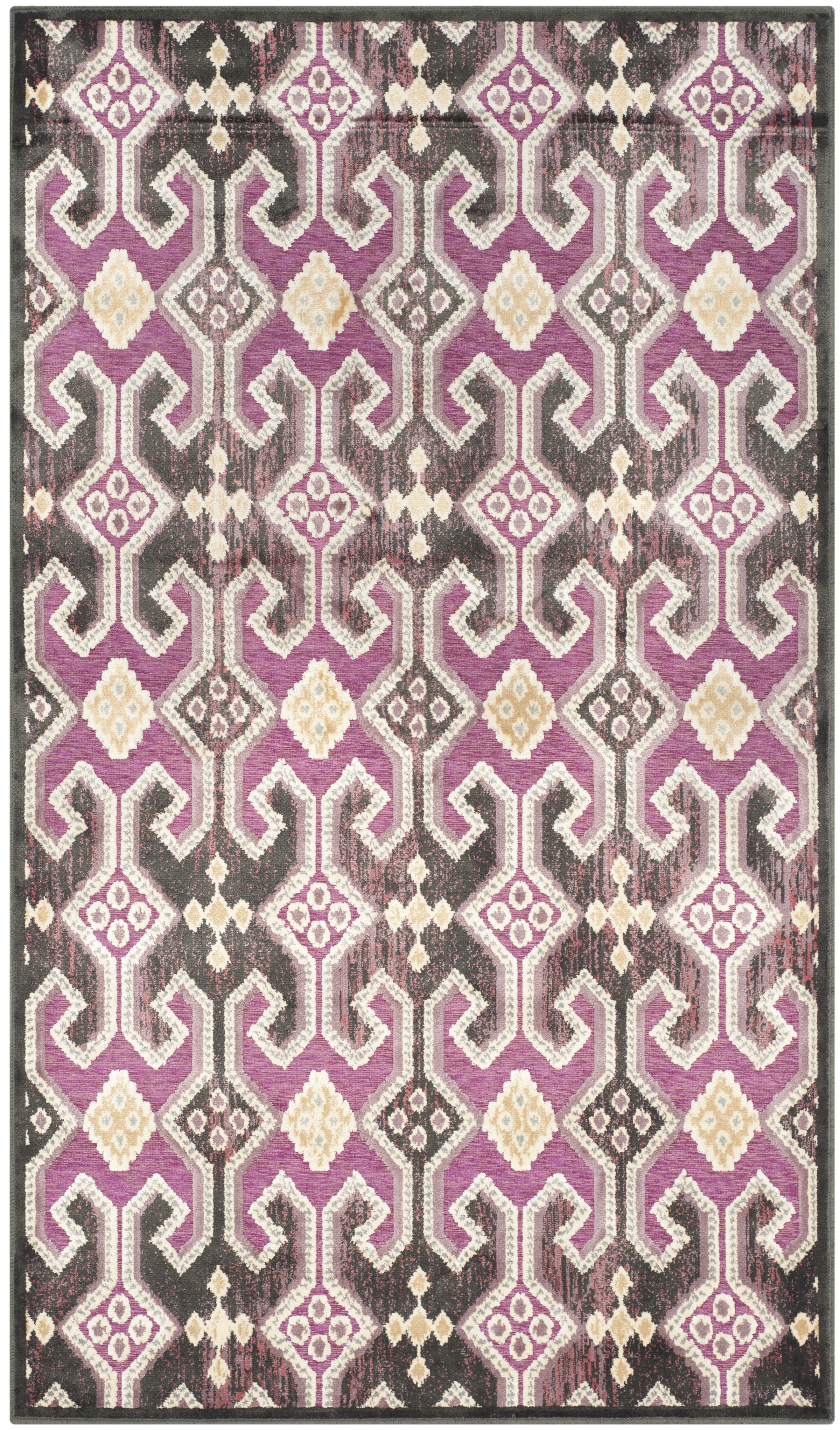 Arlo Home Woven Area Rug, PAR152-380, Fuchisa/Purple,  3' 3" X 5' 7" - Image 0