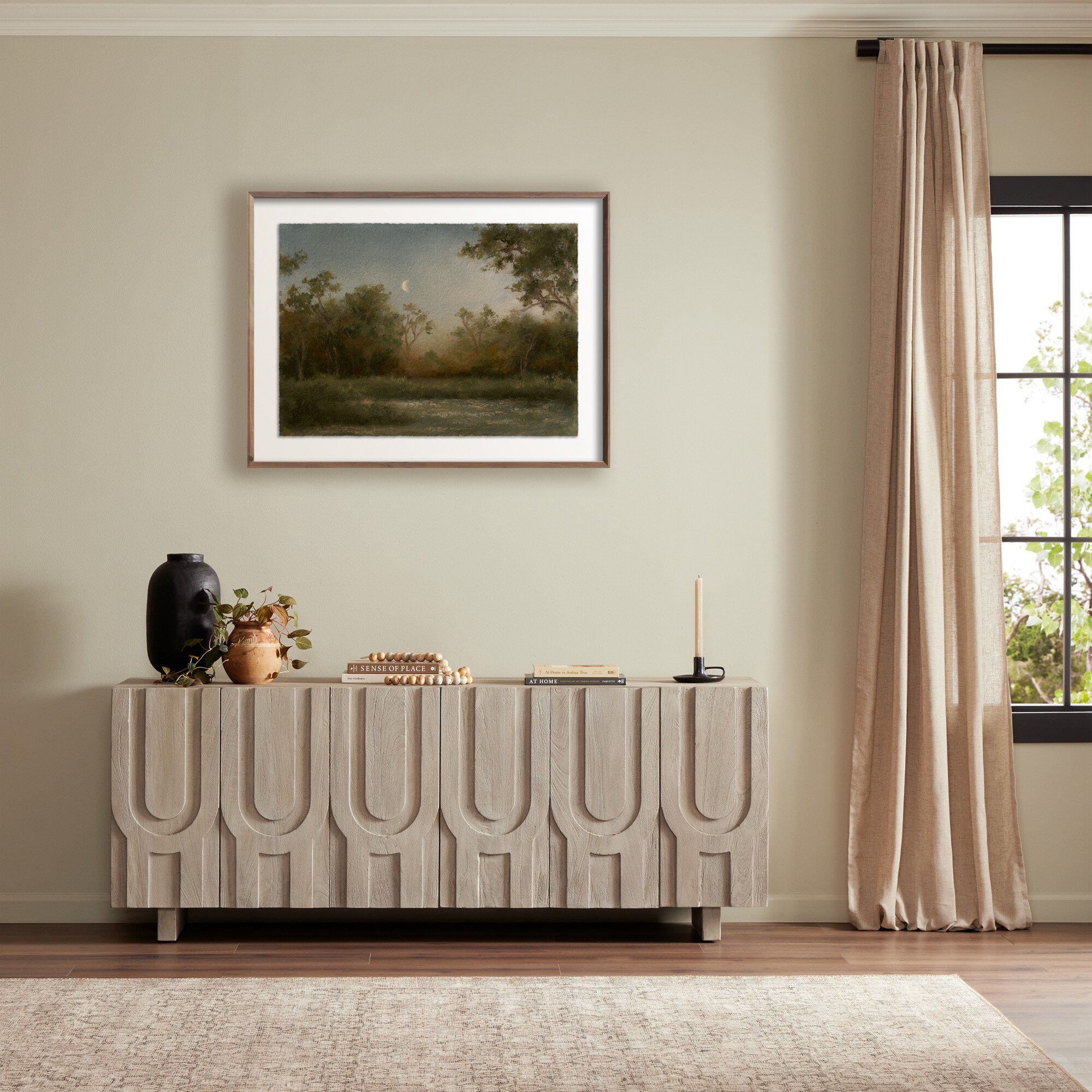 Crescent Canopy by Lina Gordievsky - RoofTop 2.5 Rustic Walnut - Image 2