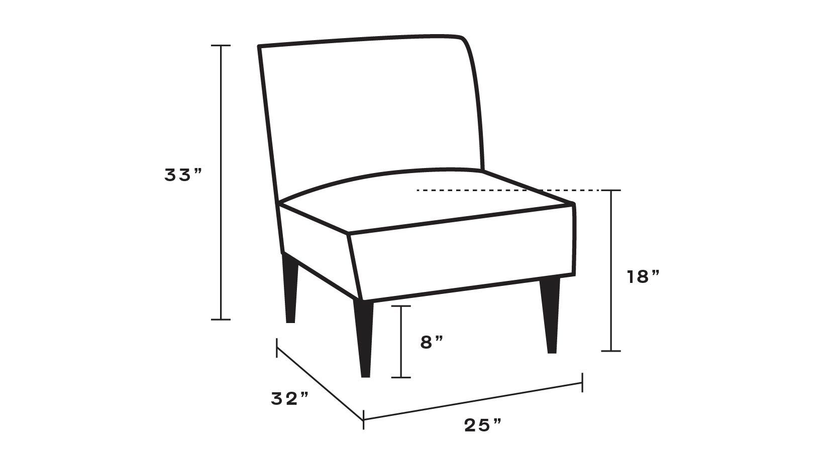 Mid-Century Accent Chair, Desert Cheetah, Black - Image 2