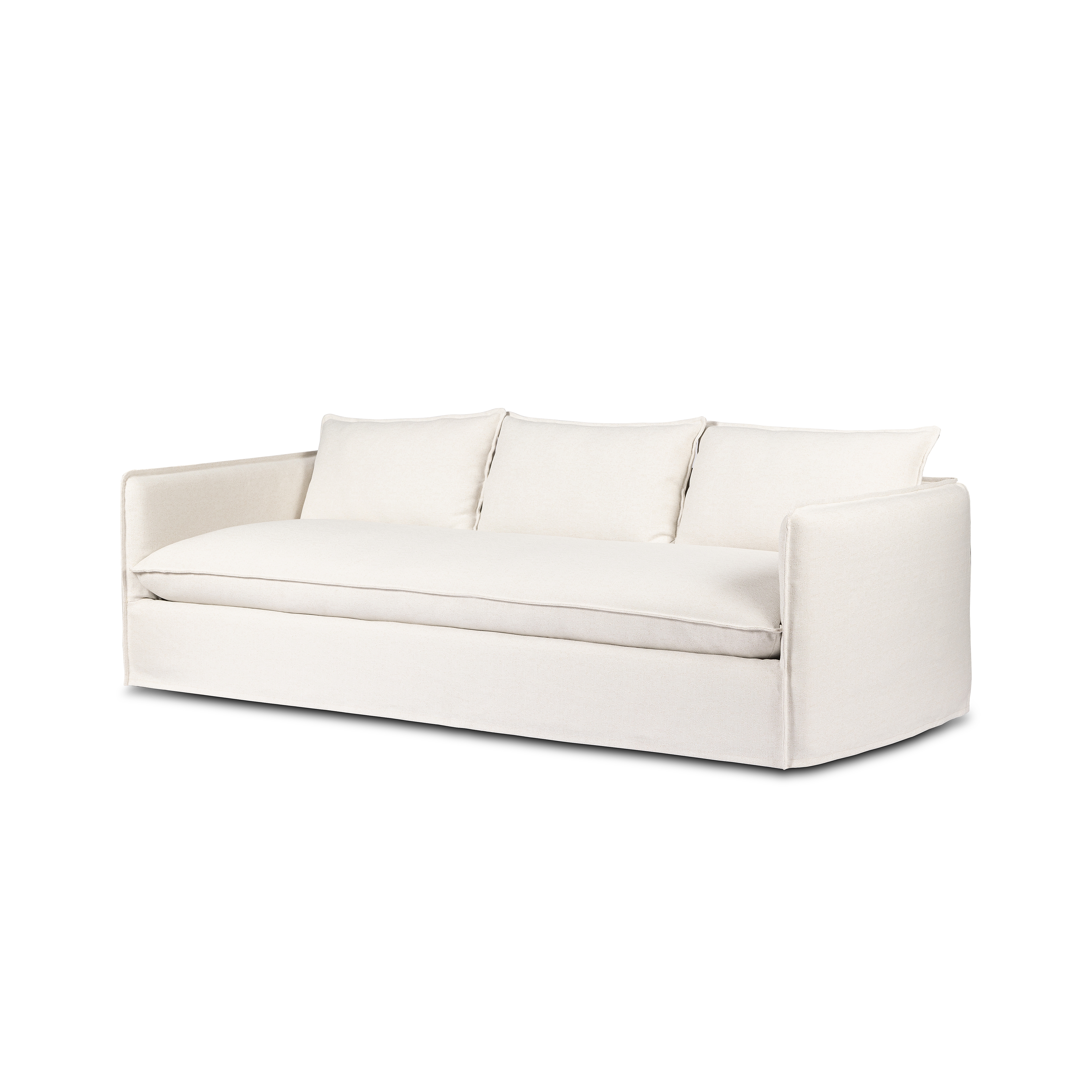 Andre Outdoor Sofa-96"-Alessi Linen - Image 0