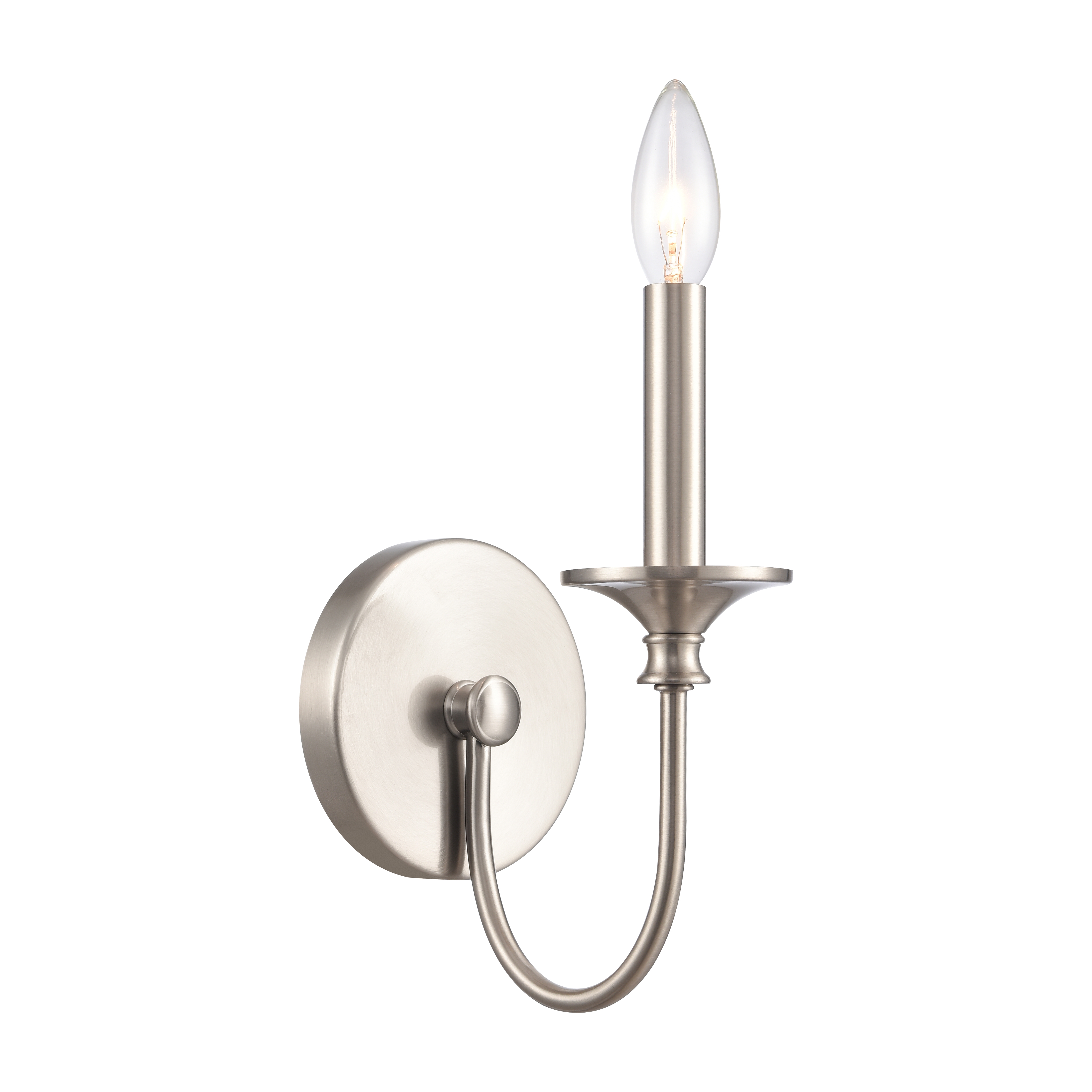 Cecil 5'' Wide 1-Light Vanity Light - Brushed Nickel - Image 0